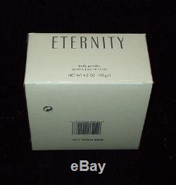 ETERNITY BODY POWDER by CALVIN KLEIN 4.5 oz. SEALED BATH DUSTING TALC Perfume