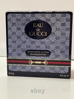 Eau de Gucci Perfumed Dusting Powder Sealed New Old Stock