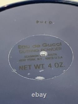 Eau de Gucci Perfumed Dusting Powder Sealed New Old Stock
