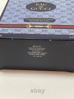 Eau de Gucci Perfumed Dusting Powder Sealed New Old Stock