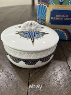 Elizabeth Arden Blue Grass Dusting Powder Porcelain Pharaoh Bird Memoire Cherie