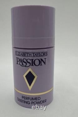 Elizabeth Taylor's Passion Vintage Lot Of Body Cream, Dusting Powder, & Perfume