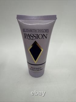 Elizabeth Taylor's Passion Vintage Lot Of Body Cream, Dusting Powder, & Perfume
