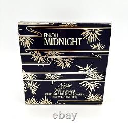 Enjoli Midnight Perfumed Dusting Powder Puff 4oz Charles of the Ritz Vintage New