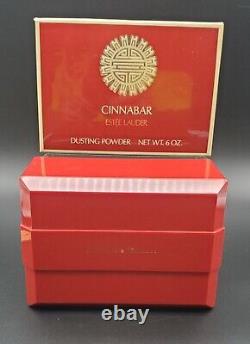 Estee Lauder 6 Oz Box Sealed Cinnabar Perfume Dusting Powder