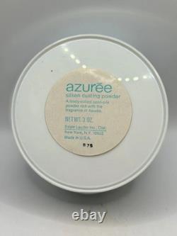 Estée Lauder Azurée 85g/3oz Perfumed Dusting Powder Women Vintage