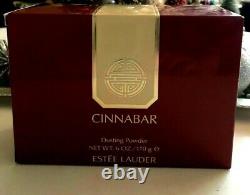 Estee Lauder CINNABAR Perfume Body Dusting Powder 6oz 180g HUGE Rare NIB