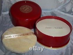 Estee Lauder Cinnabar Perfumed Dusting Powder 4 Oz Puff Box New