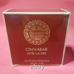 Estee Lauder Cinnabar Powder 4 oz Perfume Scented Dusting Bath Fragrance Vintage