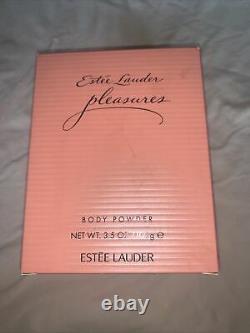 Estee Lauder PLEASURES Body Powder Perfumed Dusting 3.5 oz Fragrance Rare NEW
