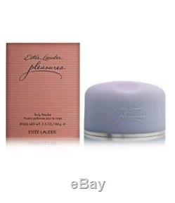 Estee Lauder PLEASURES Perfume Body POWDER Dusting Scent Skin Womans 3.5oz NIB
