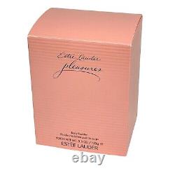 Estee Lauder Pleasures Dusting Powder Perfume Scented 3.5 oz Puff & Screen New