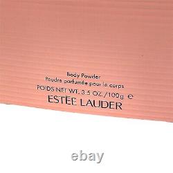 Estee Lauder Pleasures Dusting Powder Perfume Scented 3.5 oz Puff & Screen New