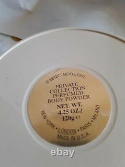 Estee Lauder Private Collection Perfume Dusting Body Powder 4.25 oz Boxed USA