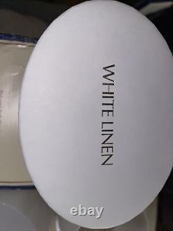 Estee Lauder WHITE LINEN Perfume Body Powder Dusting Powder 3.5oz Damaged Box