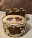 Faberge WOODHUE Bath Powder Perfumed Dusting Body Talc with Puff Vintage NOS