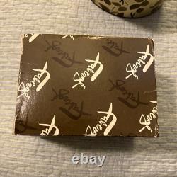 Faberge WOODHUE Bath Powder Perfumed Dusting Body Talc with Puff Vintage NOS