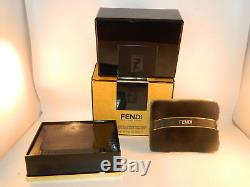 Fendi Perfume Body Talc Dusting Powder Women 5.3 oz 150 g with Puff Vintage Rare