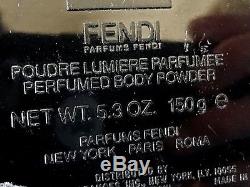Fendi Perfumed Body Powder Original 5.3 OZ 150g Dusting Poudre 90% FULL
