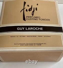 Fidji Parfums Guy Laroche Perfume Dusting Powder 4 oz Sealed