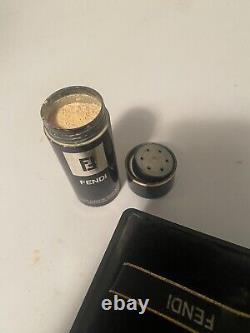 Full Rare Vintage FENDI Perfumed Dusting Body Powder 1.5 oz & 3 oz/75g Lot