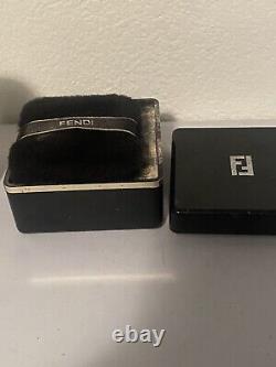 Full Rare Vintage FENDI Perfumed Dusting Body Powder 1.5 oz & 3 oz/75g Lot