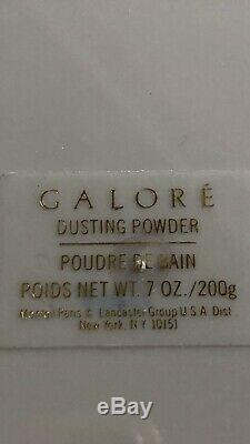GALORE by Germaine Monteil Perfume Dusting Powder 7 oz 200g Vintage Sealed
