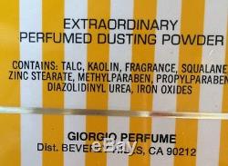 GIORGIO BEVERLY HILLS EXTRAORDINARY Perfumed Dusting Powder Bath Body 6 Oz