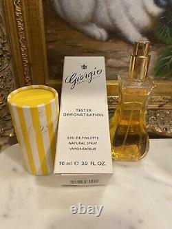 GIORGIO by Giorgio Beverly Hills 3.0 oz EDT Perfume New with Dusting POWDER shaker