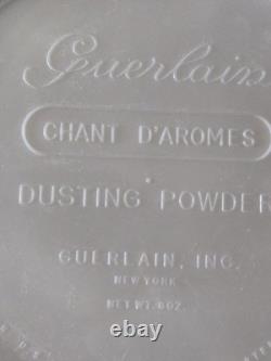 GUERLAIN Perfum Talc CHANT D' AROMES Vessel Over 3/4 Full Dust Powder VTG RARE