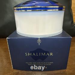 GUERLAIN Shalimar Vintage Perfumed Dusting Powder 4.4 Oz 125 Grams NEW NIB
