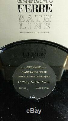 Gianfranco Ferre 6.6oz 200g Perfumed Dusting Powder Vintage