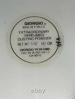 Giorgio Beverly Hills Extraordinary Perfume 5 Oz Talc 142g Dusting Powder Sealed