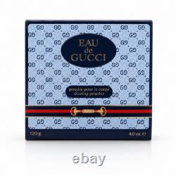 Gucci Eau de Gucci 4oz Dusting Powder for Women Vintage New in Box