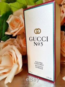 Gucci Nº 3, DUSTING POWDER, 3.4 fl oz 100ml. VINTAGE, SCANNON, NEW