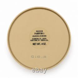 Gucci No. 1 Parfum 1 113g/4oz Dusting Powder Women Vintage Discontinued