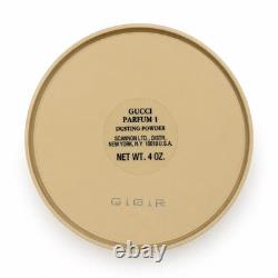 Gucci Parfum 1 113g/4oz Dusting Powder Women Vintage Discontinued Rare