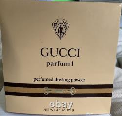 Gucci Parfum 1 4.5 Oz/127g Perfumed Dusting Powder (new With Box)