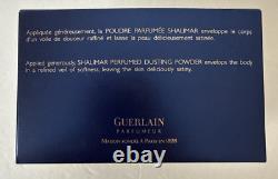 Guerlain Paris Shalimar 4.4oz Perfumed Dusting Powder NIB SEALED With Body Puff