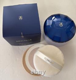 Guerlain Paris Shalimar 4.4oz Perfumed Dusting Powder NIB SEALED With Body Puff