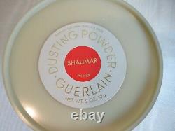 Guerlain Shalimar 2 oz Perfumed Bath/Dusting Body Powder Sealed