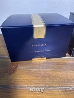 Guerlain Shalimar Perfumed Dusting Powder 4.4 Oz Set Of 2 NIB Rare Discontinued