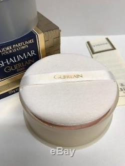 Guerlain- Shalimar- Perfumed Talcum Dusting Powder With the Puff-Rare -NIOB