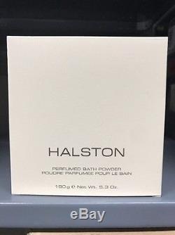 Halston Women 5.3 Oz Perfumed Bath Dusting Powder 150 Grams New In Box