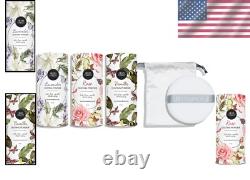 Hypoallergenic Talc-Free Body Powder Gift Set Moisture Absorbing & Deodorizing