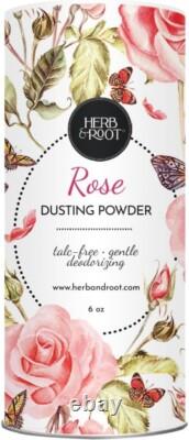 Hypoallergenic Talc-Free Body Powder Gift Set Moisture Absorbing & Deodorizing