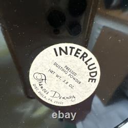 Interlude Francis Denney Perfume Dusting Powder 3.8 Oz Sealed VINTAGE VERY RARE