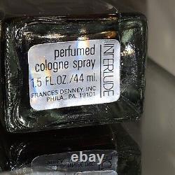 Interlude Perfume 1.5 0z/44 ml FRANCES Denny RARE & Dusting Powder Box 3.5oz