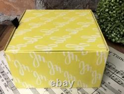 Jean Nate Perfumed Bath Powder Puff Yellow Box Large 9 oz Vintage NOS Dusting