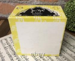 Jean Nate Perfumed Bath Powder Puff Yellow Box Large 9 oz Vintage NOS Dusting